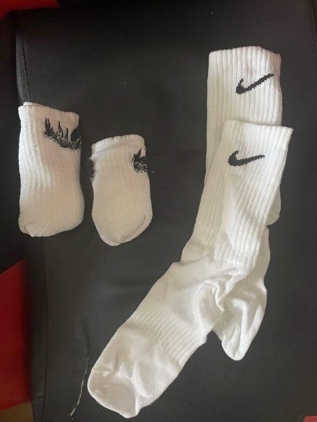calcetines nike blancos largos talla 42