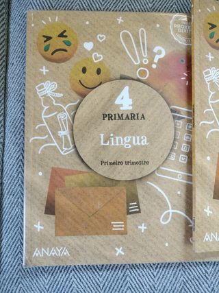 Libros Lingua 4 primaria Anaya