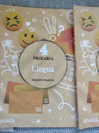 Libros Lingua 4 primaria Anaya