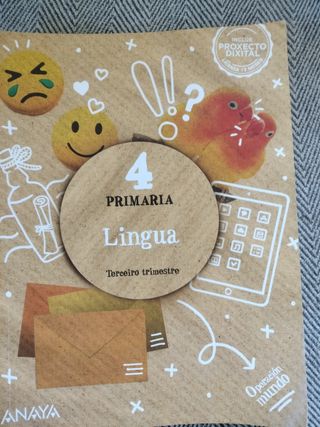 Libros Lingua 4 primaria Anaya