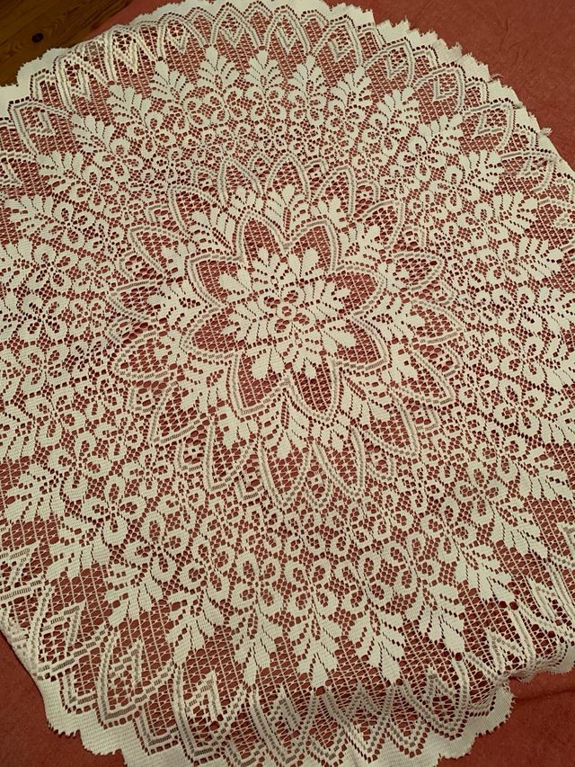 Tapete mesa blanco 0,90cm