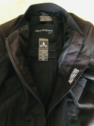 Chaqueta moto mujer Alpinestar XS negra SIN ESTREN