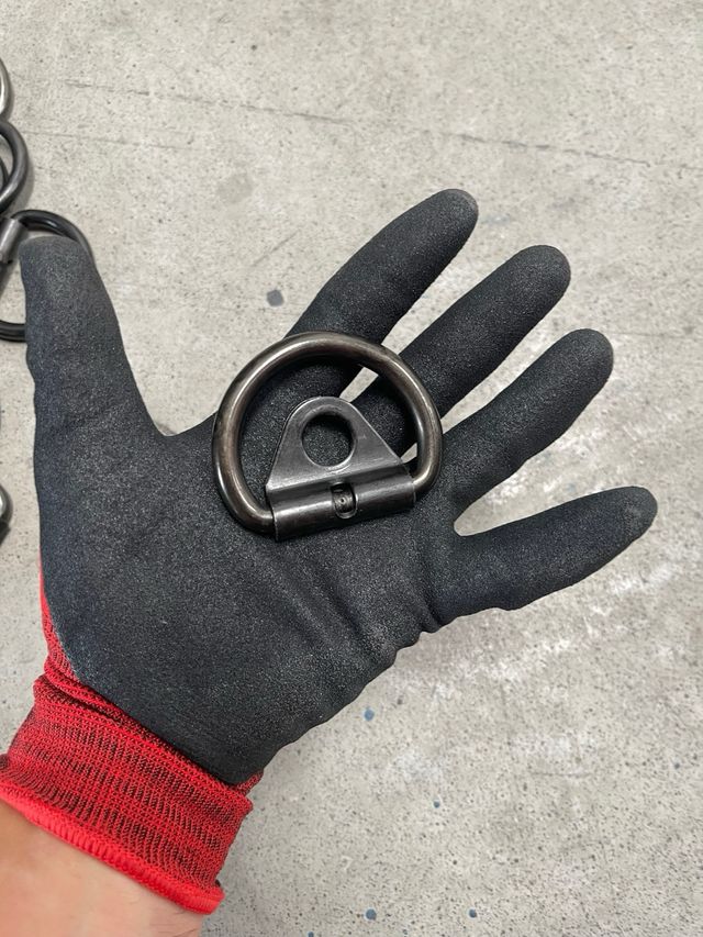 10 argollas metalicas super fuertes