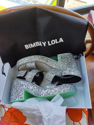 Sandalias piel brillibrilli BimbayLola