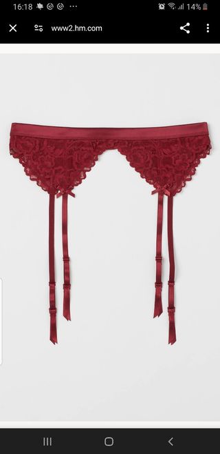 Liguero encaje H&M