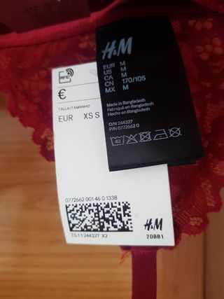 Liguero encaje H&M