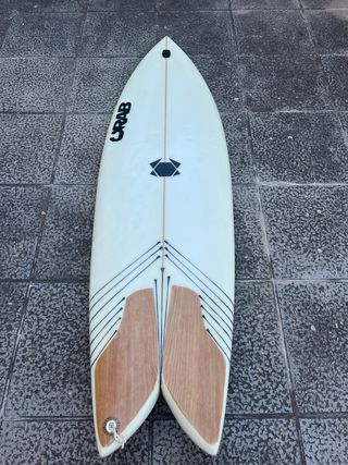Tabla Surf Twin Fin Retro Fish 5.10” 34 ltr