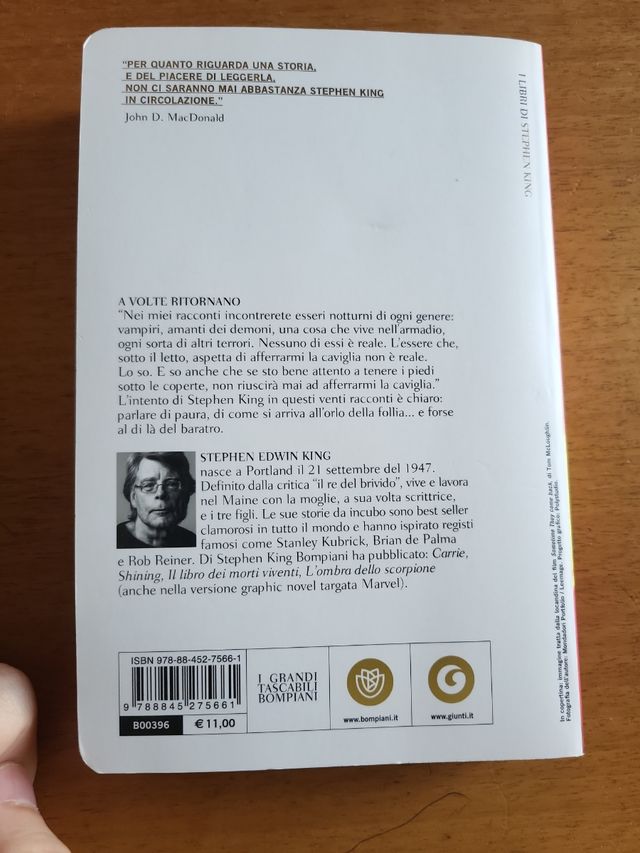 Stephen King A volte ritornano