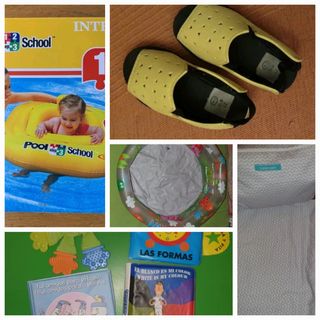 Lote piscina bebé. Flotador bebe