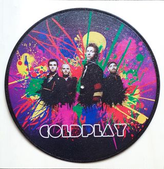 Vinile 33 giri da parete omaggio ai Coldplay