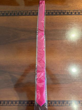 Corbata Fina Fucsia - Seda