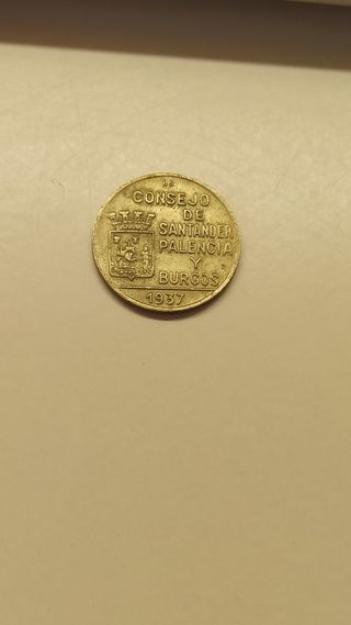 Peseta Santander, Palencia y Burgos