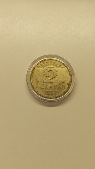 2 pesetas Asturias y Leon