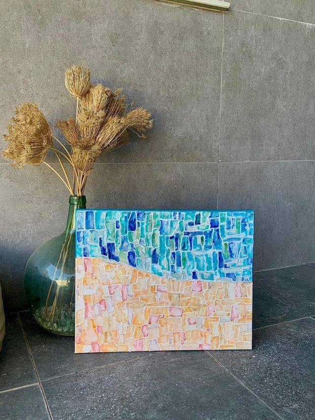 Lienzo  paisaje abstracto