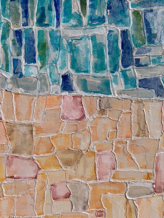 Lienzo  paisaje abstracto