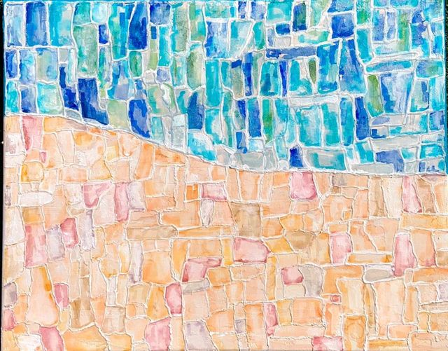 Lienzo  paisaje abstracto