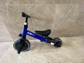 XJD 4 en 1, Triciclo a Bicicleta con o sin Pedales