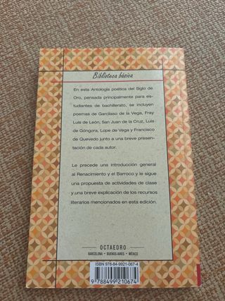 Antología poética del siglo de oro