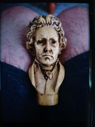 Presioso bastón antiguo