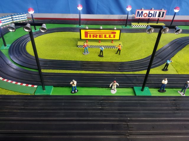 Pistas iluminación circuito Scalextric 