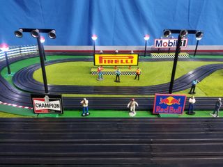 Pistas iluminación circuito Scalextric