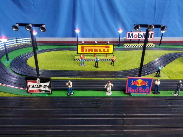 Pistas iluminación circuito Scalextric 