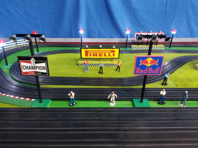 Pistas iluminación circuito Scalextric 
