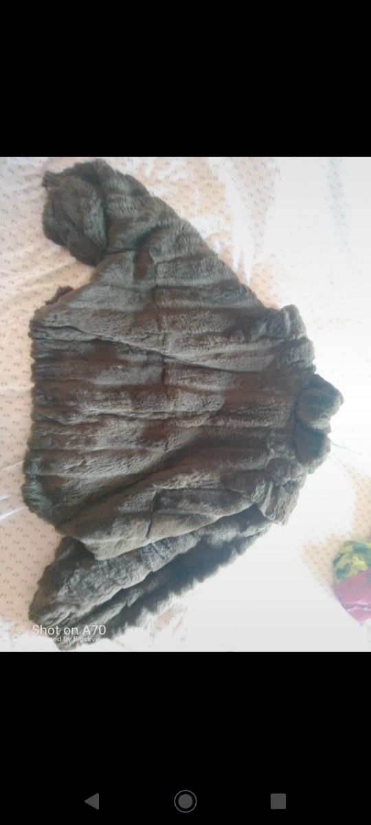 Pelliccia eco verde militare 