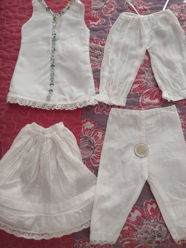 Lote ropa vintage muñecas