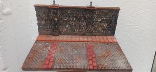 Maqueta de porcion de calle.