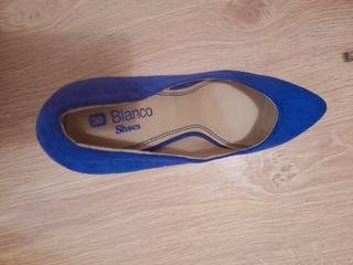 Zapatos Azul Klein.38