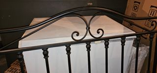 Cabecero Forja y Madera