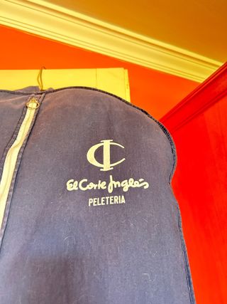 Chaquetón piel REAL zorro blanco