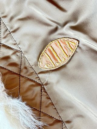 Chaquetón piel REAL zorro blanco