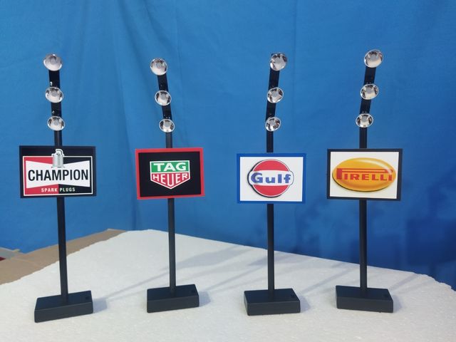 Circuito iluminación slot scalextric scx
