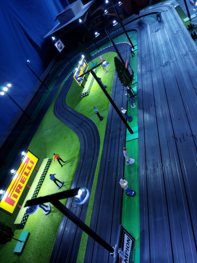 Circuito iluminación slot scalextric scx
