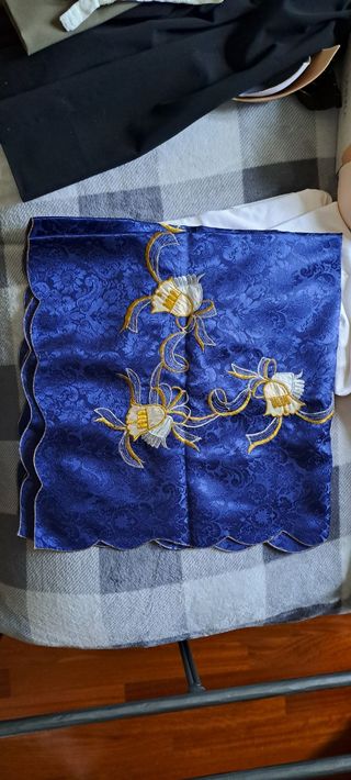 Tovaglietta natalizia blu/oro