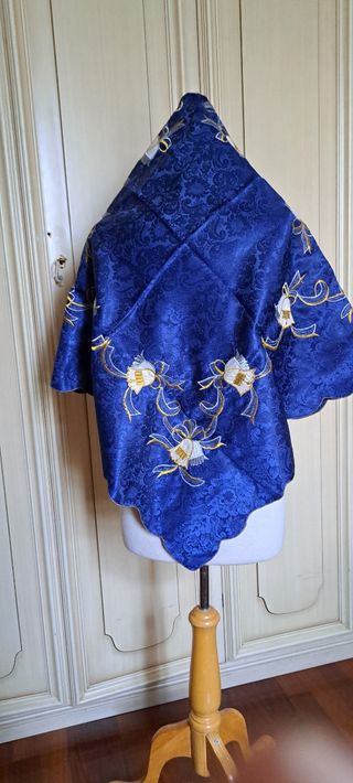 Tovaglietta natalizia blu/oro