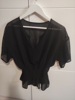Blusa de mujer transparente 