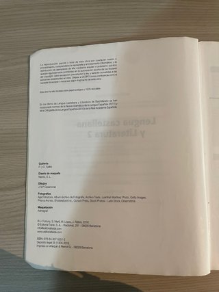 Lengua castellana y literatura - 2 bachillerato