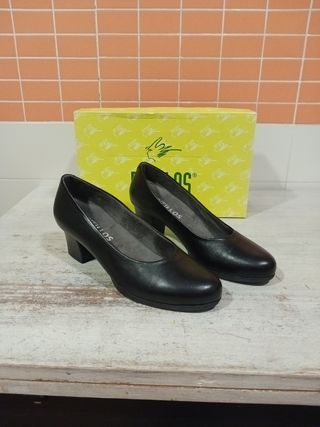 Zapatos sra salon piel negros t 37