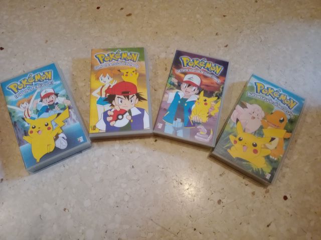 Pokémon dibujos en VHS.