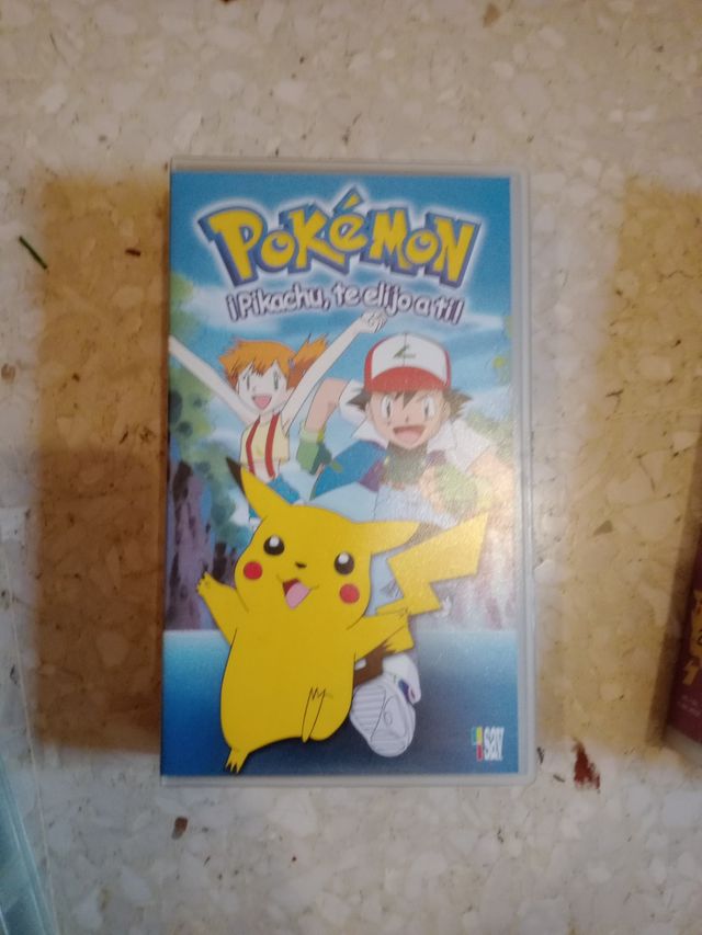 Pokémon dibujos en VHS.