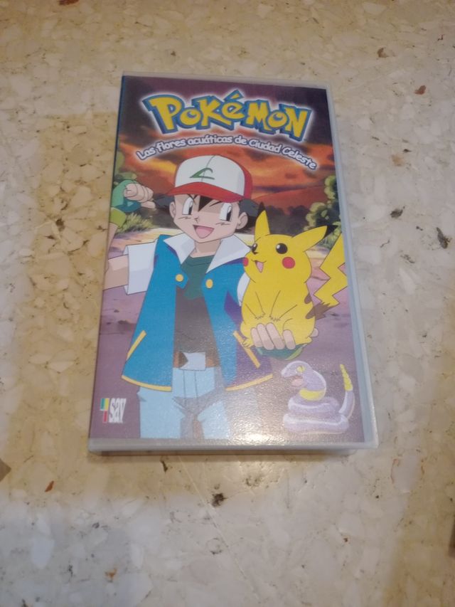 Pokémon dibujos en VHS.