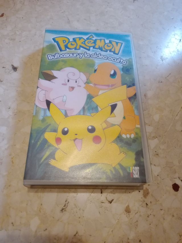 Pokémon dibujos en VHS.
