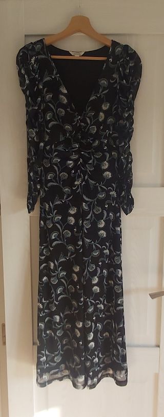 Vestido midi malla
