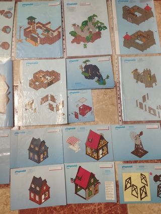 Playmobil instrucciones, revista, poster