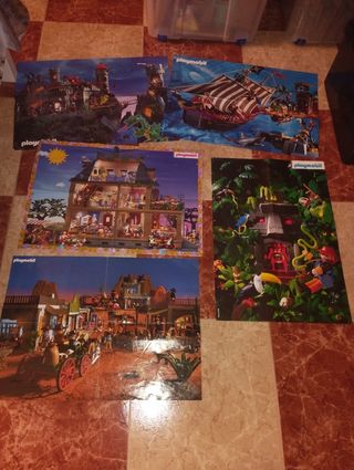Playmobil instrucciones, revista, poster