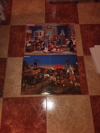 Playmobil instrucciones, revista, poster