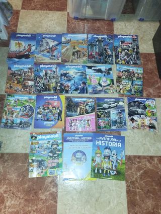 Playmobil instrucciones, revista, poster